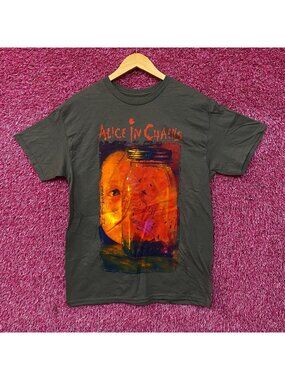 Alice In Chains ' Jar Of Flies' Cover Art Grunge Alternative Rock T-Shirt Medium